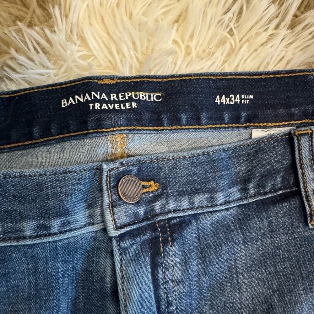 Banana republic traveler mens jeans 44x34 slim fit - Picture 5 of 5